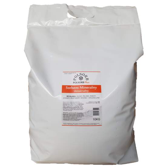 sorbent mineralny Polsorb Plus 10KG worek z uchwytem